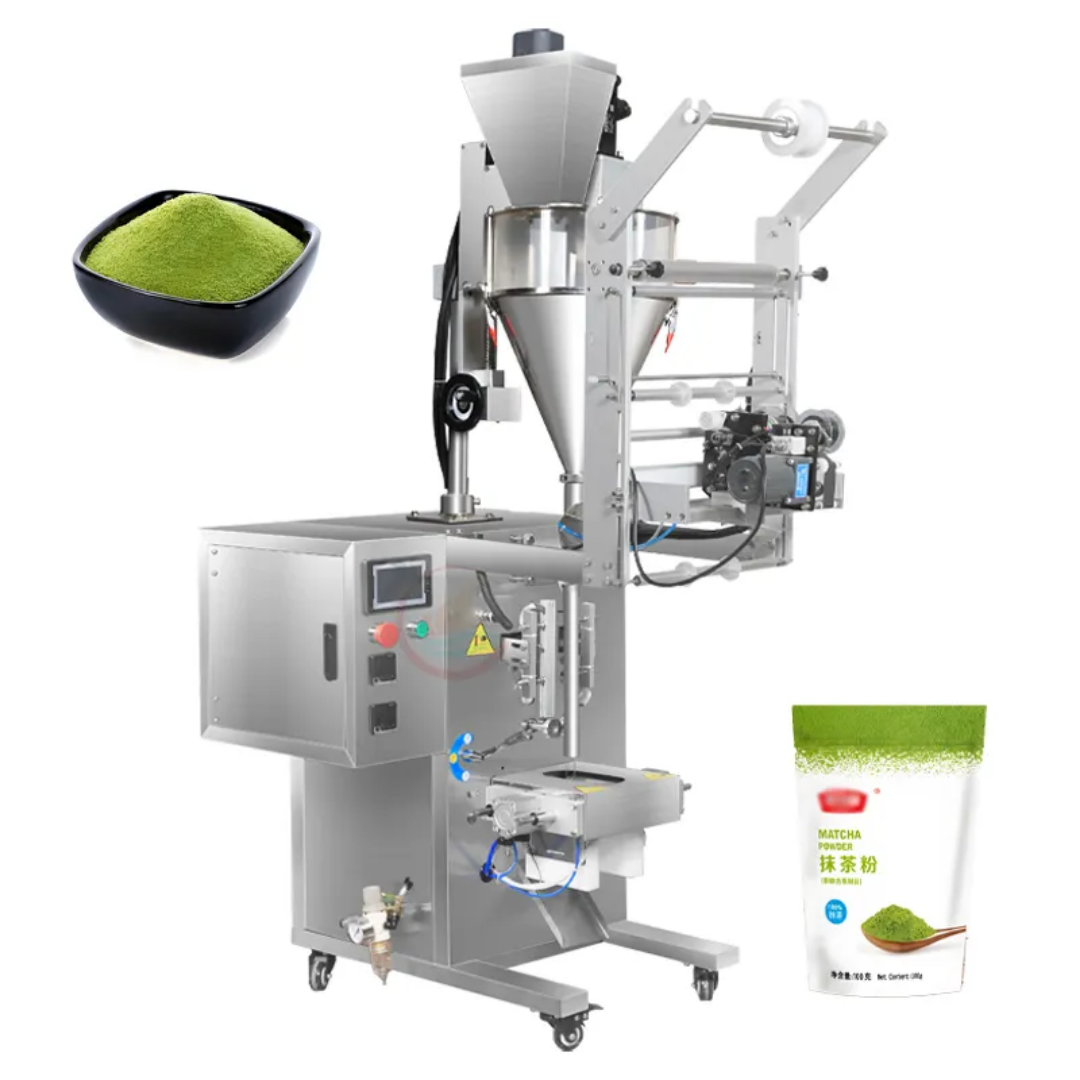 Small vertical powder packing machine with auger filler