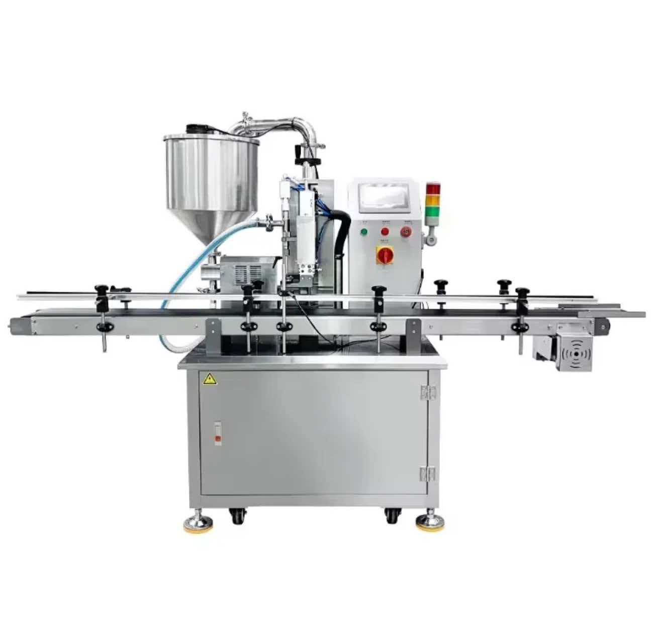 Single-nozzle gear pump rapid liquid filling machine