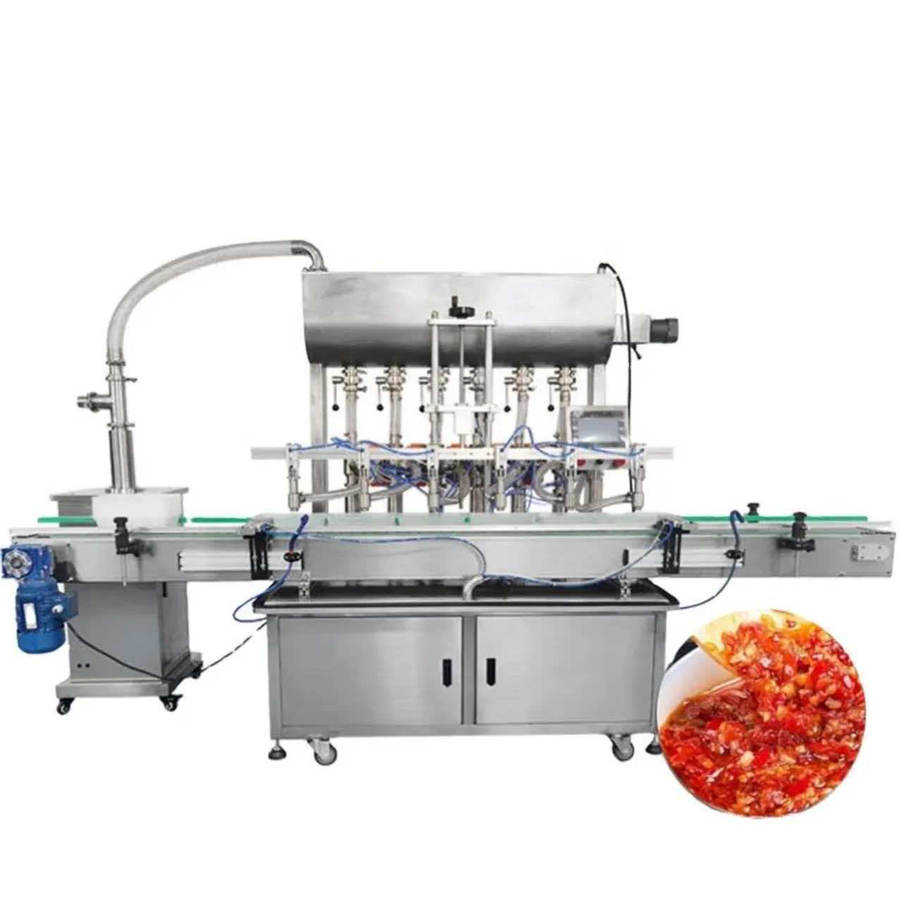 Automatic Gear Pump Multi-nozzle Paste Filling Machine