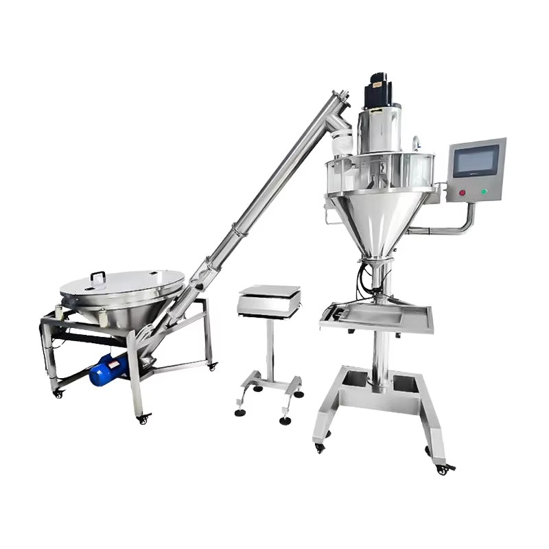 Semi-automatic vertical powder filling machine