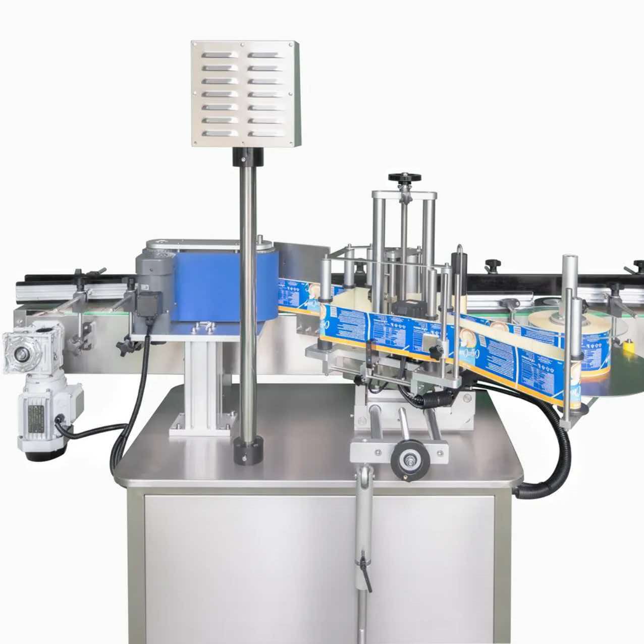 Special shaped bottle automatic labeling application