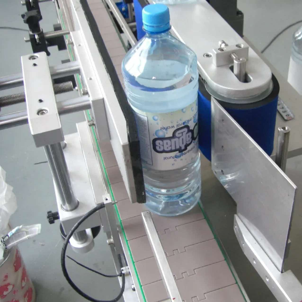 Special shaped bottle and label sample testing before machine production