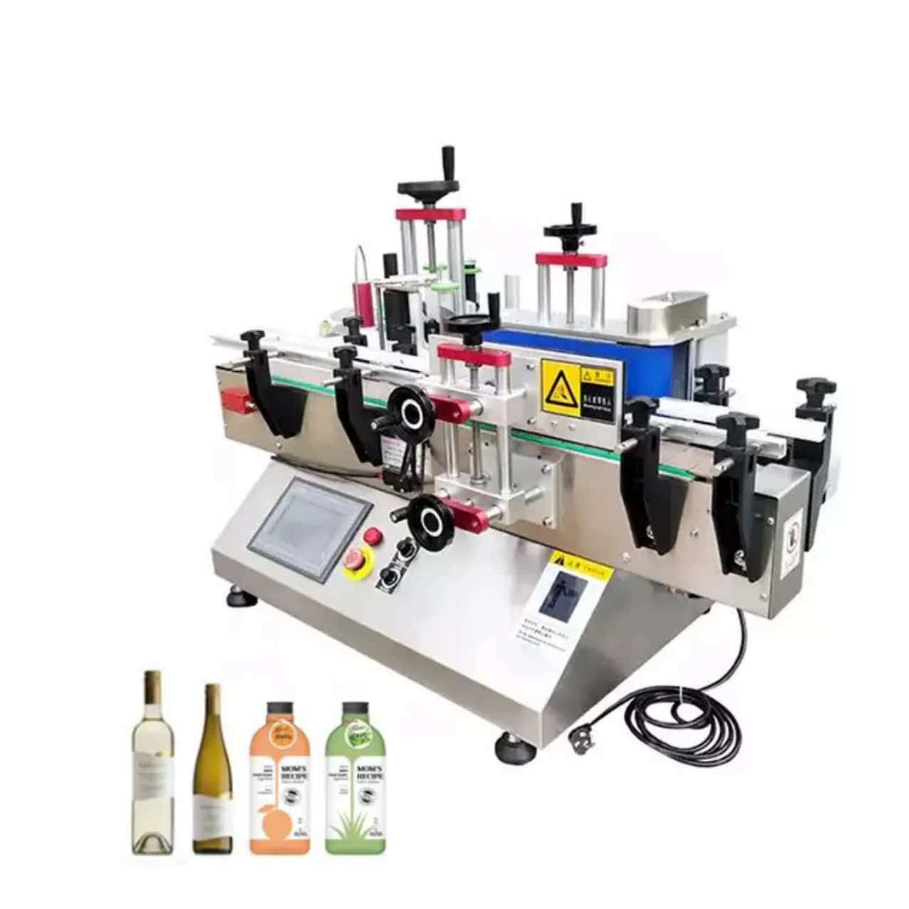 Automatic desktop round bottle labeling machine